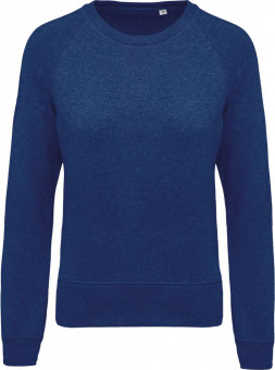 KA481 LADIES’ ORGANIC COTTON CREW NECK RAGLAN SLEEVE SWEATSHIRT