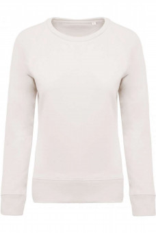 KA481 LADIES’ ORGANIC COTTON CREW NECK RAGLAN SLEEVE SWEATSHIRT