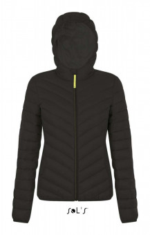 SO01621 SOL'S RAY WOMEN - LIGHT HOODED DOWN JACKET