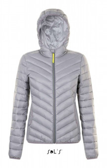 SO01621 SOL'S RAY WOMEN - LIGHT HOODED DOWN JACKET