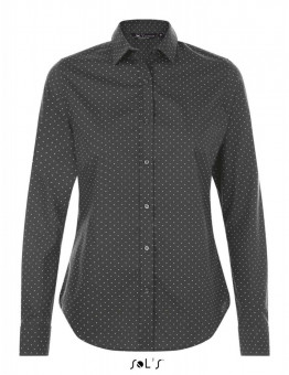 SO01649 SOL'S BECKER WOMEN - POLKA-DOT SHIRT