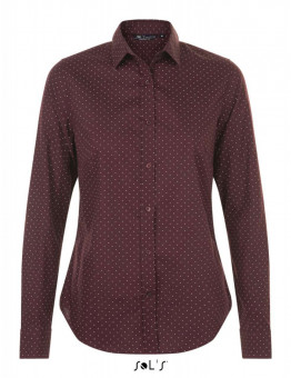 SO01649 SOL'S BECKER WOMEN - POLKA-DOT SHIRT