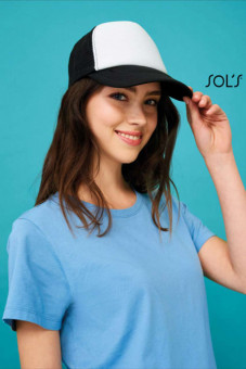 SO01668 SOL'S BUBBLE - FIVE PANEL MESH CAP