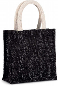 KI0272 JUTE CANVAS TOTE - SMALL