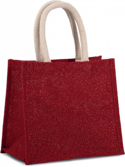 KI0273 JUTE CANVAS TOTE - MEDIUM