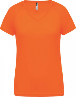 PA477 LADIES’ V-NECK SHORT SLEEVE SPORTS T-SHIRT