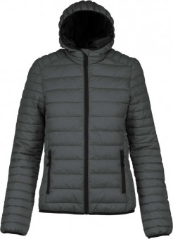 KA6111 LADIES' LIGHTWEIGHT HOODED PADDED JACKET