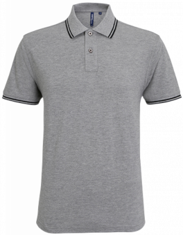 AQ011 MEN'S CLASSIC FIT TIPPED POLO