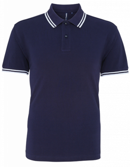 AQ011 MEN'S CLASSIC FIT TIPPED POLO