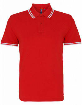 AQ011 MEN'S CLASSIC FIT TIPPED POLO