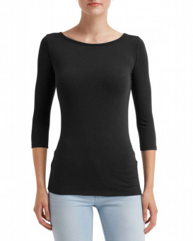 ANL2455 WOMEN'S STRETCH 3/4 SLEEVE TEE