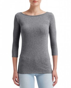 ANL2455 WOMEN'S STRETCH 3/4 SLEEVE TEE