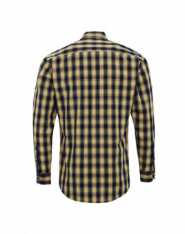 PR250 'MULLIGAN' CHECK - MEN'S LONG SLEEVE COTTON SHIRT