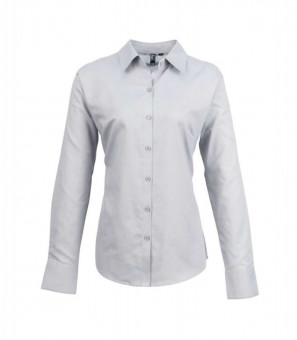 PR334 WOMEN'S LONG SLEEVE SIGNATURE OXFORD BLOUSE