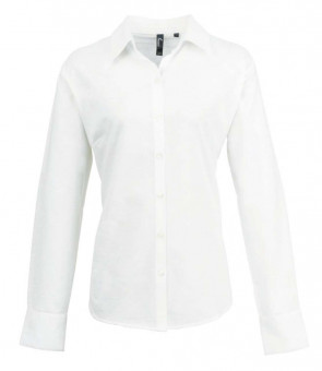 PR334 WOMEN'S LONG SLEEVE SIGNATURE OXFORD BLOUSE