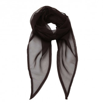 PR740 'COLOURS COLLECTION' PLAIN CHIFFON SCARF