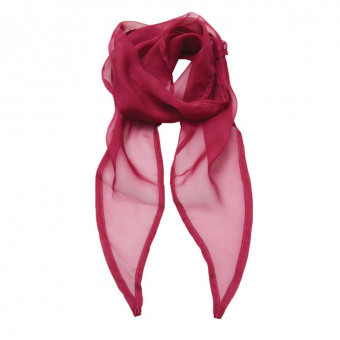 PR740 'COLOURS COLLECTION' PLAIN CHIFFON SCARF