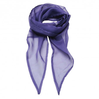 PR740 'COLOURS COLLECTION' PLAIN CHIFFON SCARF