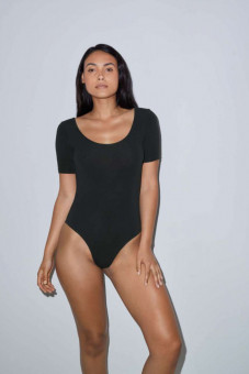 AA8373 WOMEN'S COTTON SPANDEX DANCE BODYSUIT