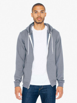 AAF497 UNISEX FLEX FLEECE ZIP HOODIE