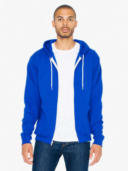 AAF497 UNISEX FLEX FLEECE ZIP HOODIE