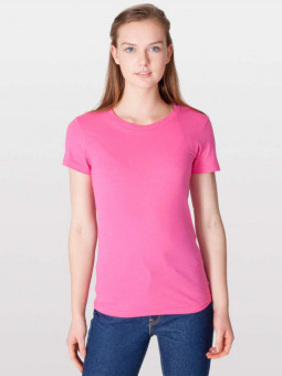 AA2102 WOMEN'S FINE JERSEY SHORT SLEEVE T-SHIRT