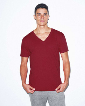 AA2456 UNISEX FINE JERSEY V-NECK T-SHIRT