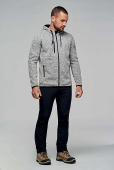 PA365 MEN'S HEATHER HOODED JACKET