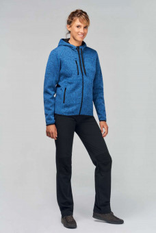 PA366 LADIES’ HEATHER HOODED JACKET