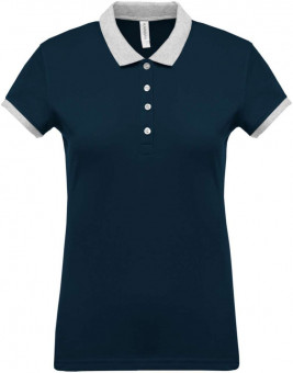 KA259 LADIES’ TWO-TONE PIQUÉ POLO SHIRT