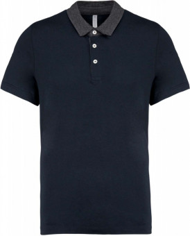 KA260 MEN'S TWO-TONE JERSEY POLO SHIRT