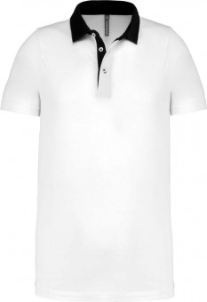 KA260 MEN'S TWO-TONE JERSEY POLO SHIRT