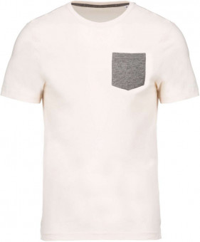 KA375 ORGANIC COTTON T-SHIRT WITH POCKET DETAIL