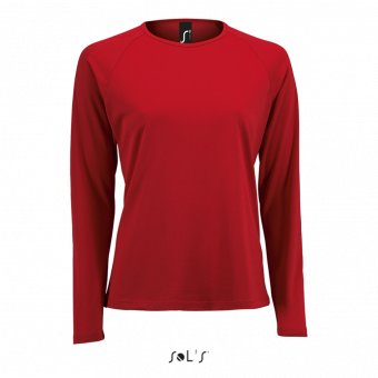 SO02072 SOL'S SPORTY LSL WOMEN - LONG SLEEVE SPORTS T-SHIRT