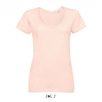 SO02079 SOL'S METROPOLITAN - WOMEN'S LOW-CUT ROUND NECK T-SHIRT