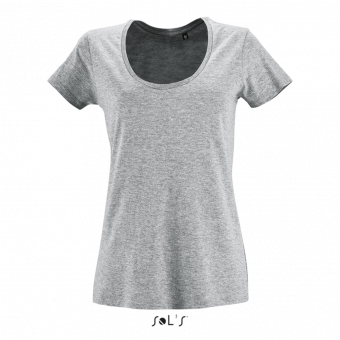 SO02079 SOL'S METROPOLITAN - WOMEN'S LOW-CUT ROUND NECK T-SHIRT