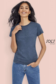 SO02080 SOL'S IMPERIAL FIT WOMEN - ROUND NECK FITTED T-SHIRT