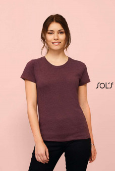 SO02758 SOL'S REGENT FIT WOMEN ROUND COLLAR FITTED T-SHIRT