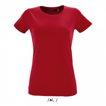 SO02758 SOL'S REGENT FIT WOMEN ROUND COLLAR FITTED T-SHIRT