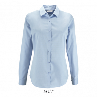 SO02103 SOL'S BRODY WOMEN - HERRINGBONE SHIRT