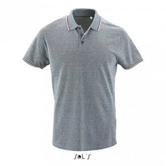 SO02081 SOL'S PANAME MEN - HEATHER POLO SHIRT