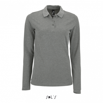 SO02083 SOL'S PERFECT LSL WOMEN - LONG-SLEEVE PIQUÉ POLO SHIRT