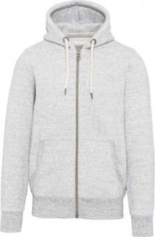 KV2306 MEN’S VINTAGE ZIPPED HOODED SWEATSHIRT