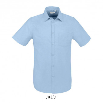 SO02921 SOL'S BRISBANE FIT - SHORT SLEEVE OXFORD MEN'S SHIRT