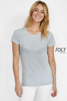 SO02856 SOL'S MARTIN WOMEN - ROUND-NECK FITTED JERSEY T-SHIRT