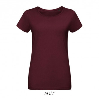 SO02856 SOL'S MARTIN WOMEN - ROUND-NECK FITTED JERSEY T-SHIRT