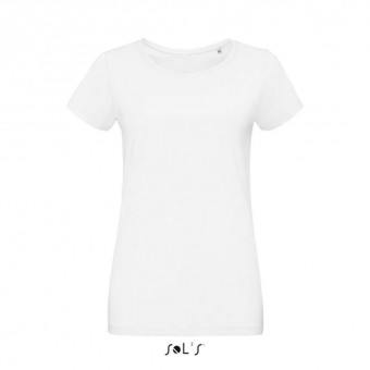 SO02856 SOL'S MARTIN WOMEN - ROUND-NECK FITTED JERSEY T-SHIRT