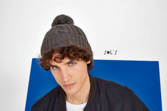 SO01199 SOL'S BARNEY - UNISEX POM POM BEANIE