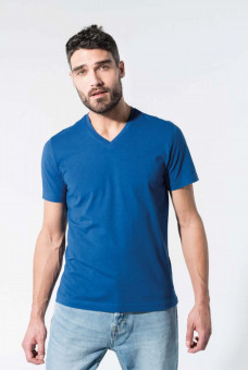 KA376 MEN'S ORGANIC COTTON V-NECK T-SHIRT