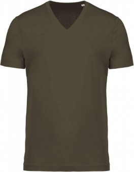 KA376 MEN'S ORGANIC COTTON V-NECK T-SHIRT